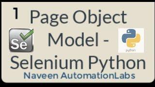 Page Object Model - Python Selenium with PyTest - Part 1