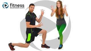 Day 3: Free 5 Day Workout Challenge for Busy People / Fat Burning HIIT Cardio and Abs