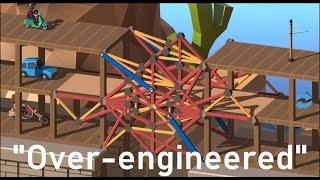 Would I really Over-engineer a Bridge in Poly Bridge 2?