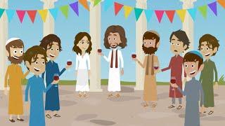 The Wedding at Cana: Jesus Turns Water into Wine (Bible Stories)