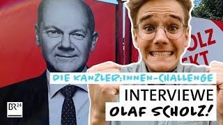 #3 Interviewe Olaf Scholz - Die KANZLER:INNEN-CHALLENGE | BTW-Spezial | News-WG | BR24
