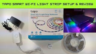 TP-Link Tapo Smart Wifi Light Strip Setup and Review!