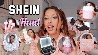 HUGE SHEIN HAUL 🩷 50+ Items (Fashion, Beauty, Home, Accessories, jewellery, heels