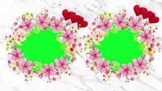 Wedding Background Video-Cool Animation Green Screen Effects 4K