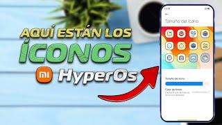 Donde Están los Iconos en HyperOS - Xiaomi - Redmi Note