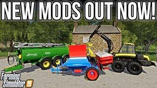 NEW MODS FS19! Extended Fertilizer Tank, Crazy Logging Mod + Console Exclusives! (26 Mods)