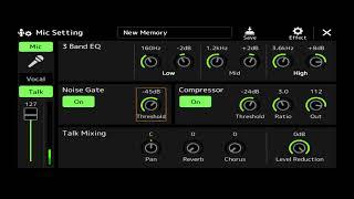 My Mic Setting with Genos and Talk