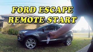 FORD ESCAPE REMOTE START WITH KEY FOB