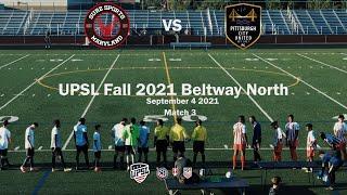 September 4 2021 - Pittsburgh City United FC at Sure Sports FC UPSL Fall 2021 - Match 3