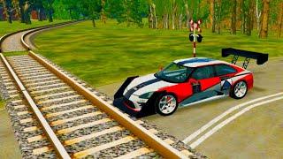 Cars vs Rails – BeamNG.Drive