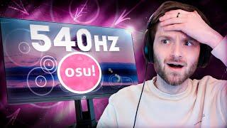 I Played osu! on a 540Hz Monitor So You Don't Have To