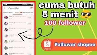 Cara menambah follower shopee cepat dan aman