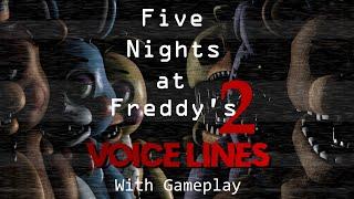 [C4D] FNaF 2 Gameplay With Voice Lines