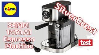 SilverCrest SEMM 1470 A1 Espresso Machine - MAKING ESPRESSO