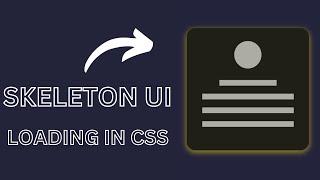 Create Skeleton Loading Screen Animation using only HTML & CSS | Get Source Code Free