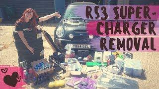 R53 Supercharger Removal... by a GIRL!!!