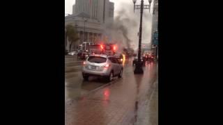 Car Fire Main at Portage