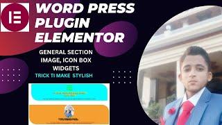 ELEMENTOR, GENERAL WIDGETS, ICON AND IMAGE BOX, TRICK TO MAKE THE ICON AND IMKAGE BOX STYLISH.