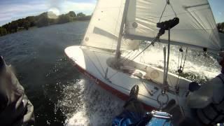 Tempo Scow sailing in Giesbeek (uncut)