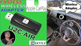 ₹6999 ONLY | FASTEST Wireless Carplay Adapter | U2C-AIR MSXTTLY