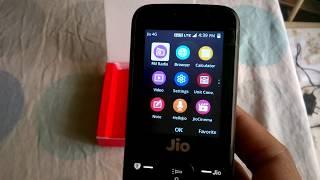 Jio Phone Unboxing and Specifications On Screen. Hands on Live Demonstration