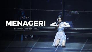 [4K] aespa Karina 카리나 Menageri Solo Stage 직캠 At SYNK: Hyper Line Concert 230225