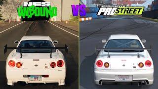 NFS Unbound VS NFS ProStreet | Nissan Skyline GT-R R34 (Sound)