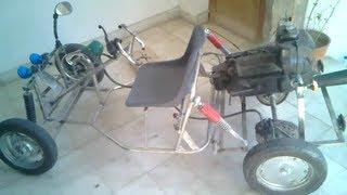 TISHITU Mechanical Project How to make HHO Go Kart .. Day 21 Go Kart Test