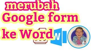 Cara memindahkan soal google form ke word mudah dan cepat