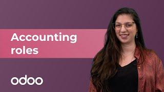 Accounting roles | Odoo Accounting