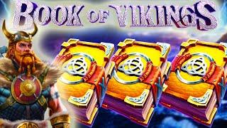 BOOK OF VIKINGS  NEW SLOT ALL IN BONUS BUYS  CAN RANDOM MICHAEL MAKE THIS PAY BIG AGAIN⁉️