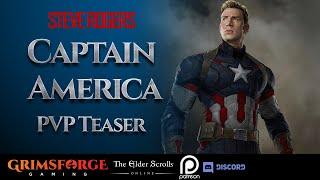 Grimsforge Gaming Live Stream Stamplar "Steve Rogers" Captain America S&B/S&B PVP