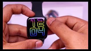 Apple Watch 7 Copy with Logo & Siri support - Master Clone iWatch 7 -Review & unboxing in Hindi