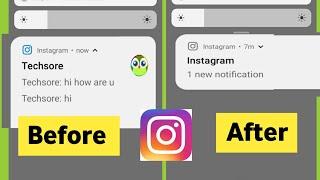 Instagram Hidden Notification | Hide Unhide Notification of Instagram