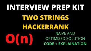 Two strings hackerrank solution c++