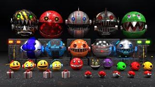 PACMAN VS ROBOT MONSTER PACMAN A COLLECTION OF THE ADVENTURES OF MRS. PACMAN @AyotaTe