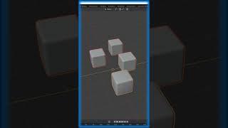 HOW TO COPY/LINK MODIFIERS AND ADJUST ALL SETTINGS AT ONCE BLENDER TUTORIAL FOR BEGINNERS #shorts