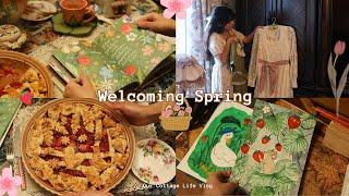 Welcoming Spring | Spring Lookbook and Cozy Activities 