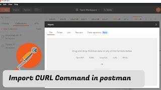 How To Execute Curl Commands In Postman | Postman Tutorial (2023)