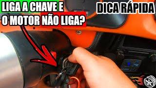 Dica: Carro não liga / Vira a chave e o motor não gira / Não dá arranque ou partida