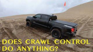 Testing Crawl Control & Multi Terrain Select in the Sand with a 3rd Gen Tacoma