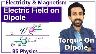 Electric Dipole In an Electric field | Torque on Dipole [Best Lecture]