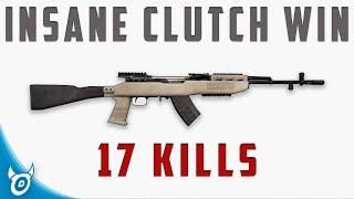INSANE CLUTCH WIN -  17 KILLS (ALL 2v1 FIGHTS) - PLAYERUNKNOWNS BATTLEGROUNDS WTFMOSES HIGHLIGHTS