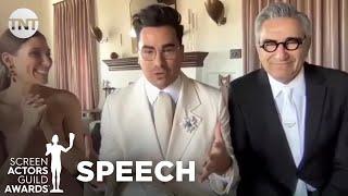 Schitt's Creek: Award Acceptance Speech | 27th Annual SAG Awards | TNT