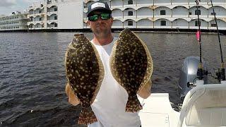 This Was NOT How I thought This Trip Would Go! *Quick Flounder Limit* Catch, Clean, & Cook
