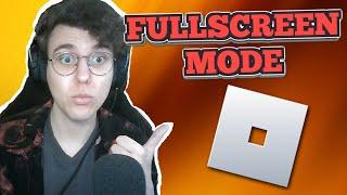 How To Enter Roblox Fullscreen Mode And Hide Taskbar