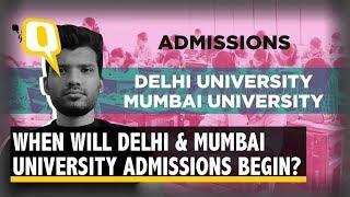 DU & Mumbai University UG Admissions: Here’s All you Need to Know | The Quint