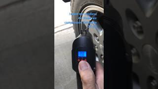 DIY I used cordless Air Hawk air compressor for low pressure tire #diy #how #pressure #shortvideo