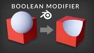 Blender Tutorial - Boolean Modifier (3D Modeling Essentials)