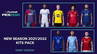 Pes 2021 Kits Pack 2022 PC - Season 2021/22 Kitspack Sider, Premier League, La Liga